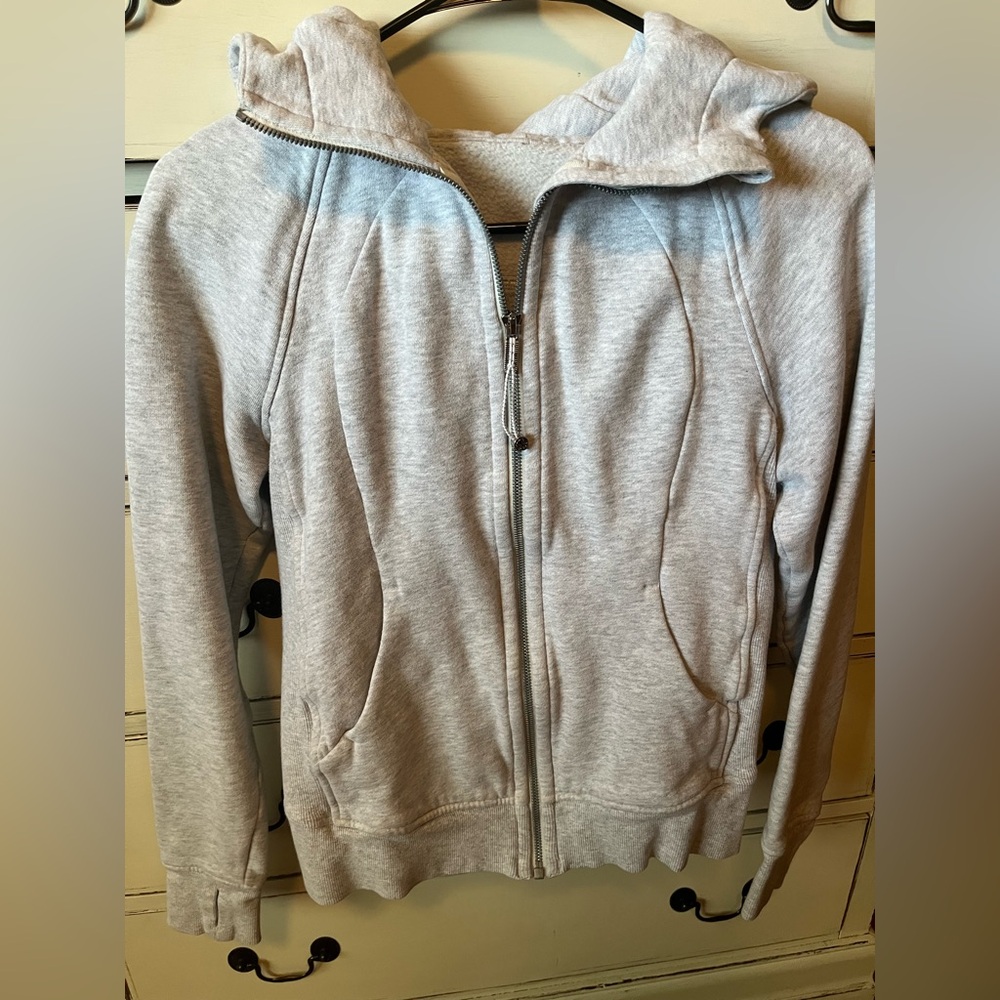 lululemon athletica Gray Zip-Up Hoodie